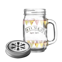 KILNER ◆ 繽紛握把玻璃杯