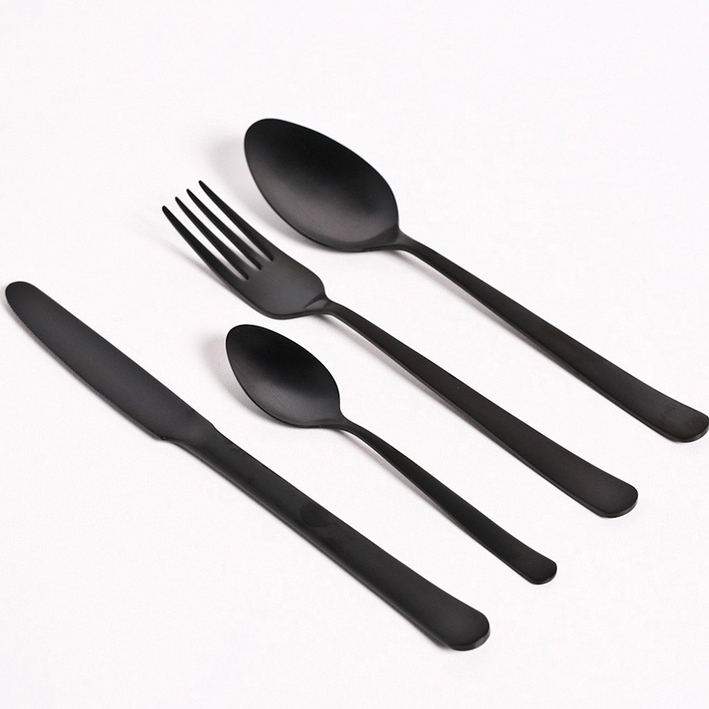 HERDMAR ◆ OSLO餐具4件組-霧黑色