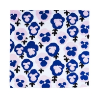 Kauniste ◆ 純棉絲巾 - 藍色三色菫
