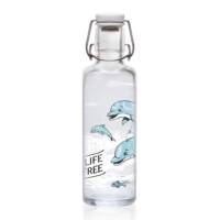 soulbottles ◆ 靈魂玻璃水瓶600ml/快樂海豚