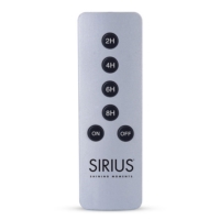SIRIUS ◆ 透明水波球燈三件組（遙控）