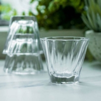 Loveramics ◆ 現代玻璃系列 120ml 光折哥達多玻璃杯 (透明)