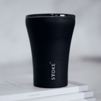 STTOKE ◆ 精品陶瓷隨行杯-奢華黑  8oz(240ml)