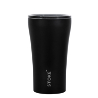 STTOKE ◆ 精品陶瓷隨行杯-奢華黑 12oz(360ml)