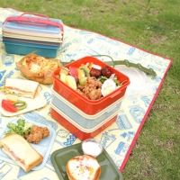 BISQUE ◆ 折疊餐桌附野餐墊 (2色可選)
