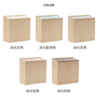 yamato japan ◆ 純手工木製SLIM DUST 掀蓋式小容量垃圾桶8L  (5色)