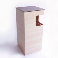 yamato japan ◆ 純手工木製角落式垃圾桶 12L (2色)