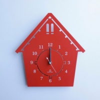yamato japan ◆ 純手工木製童話房子樣式壁掛時鐘 (3色)