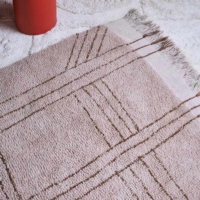Lorena Canals ◆ 舒卡可機洗羊毛地毯-曙光粉 (加大)~少量現貨(購買前請先詢問)