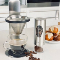 德國 AdHoc ◆ MRS. BEAN 陶瓷刀咖啡豆研磨機