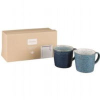 【英國Denby】藍色藝匠2色馬克杯禮盒- 0.4ltr