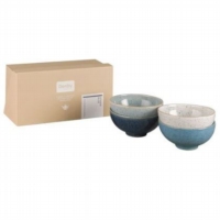 【英國Denby】藍色藝匠4色飯碗禮盒-12.5cm