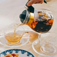 日本 HARIO ◆ 羅賓復刻金邊茶壺 300ml