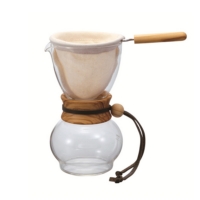 日本 HARIO ◆ 濾布橄欖木手沖咖啡壺 (1~2杯)