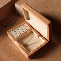 【預購】Hacoa ◆ 原木珠寶盒 櫻桃木/核桃木