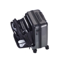 德國 TROIKA ◆ 絕對商務前開式硬殼登機行李箱