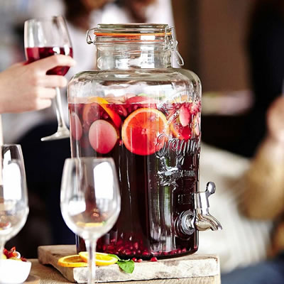 KILNER ◆ 5L 玻璃飲水器/玻璃飲料桶