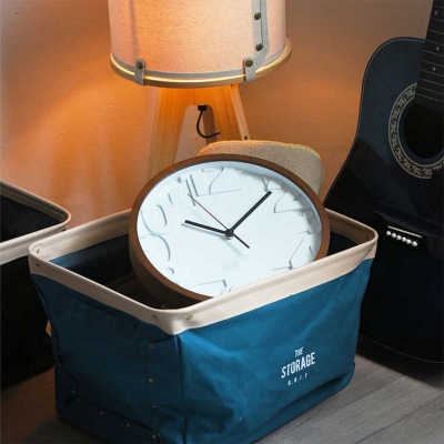 Zeller Life ◆ 潔白層次靜音掛鐘 Zeller Life ◆ 潔白層次靜音掛鐘