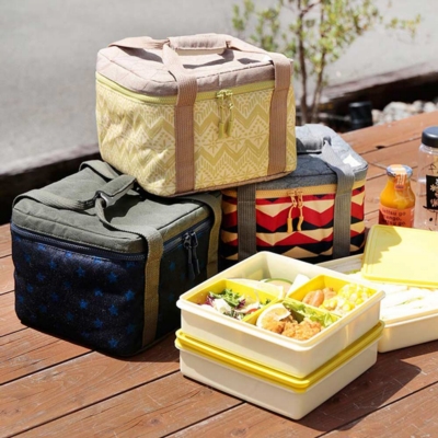 BISQUE  ◆ CAMP三層野餐便當盒保溫提袋組