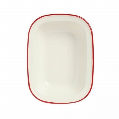 Wiltshire ◆ 手工琺瑯方形烤盤 / 1000ml / 紅 Wiltshire ◆ 手工琺瑯方形烤盤 / 1000ml / 紅