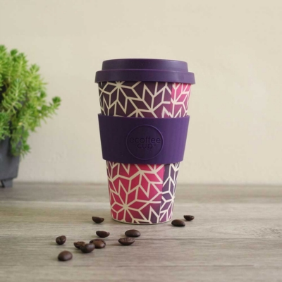 Ecoffee ◆ 環保隨行杯14oz (冰晶紫)