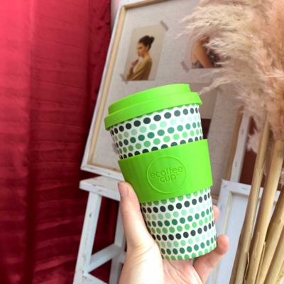 Ecoffee ◆ 環保隨行杯14oz (波卡綠) Ecoffee ◆ 環保隨行杯14oz (波卡綠)
