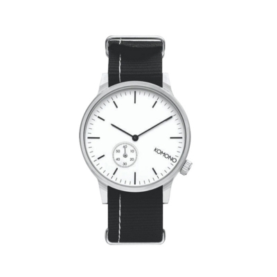 KOMONO ◆ 溫斯頓艦艇尼龍系列-紳黑/41mm KOMONO ◆ 溫斯頓艦艇尼龍系列-紳黑/41mm