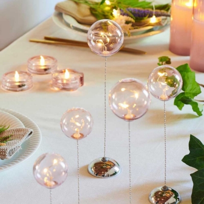 SIRIUS ◆ 粉色泡泡球燈三件組（遙控）