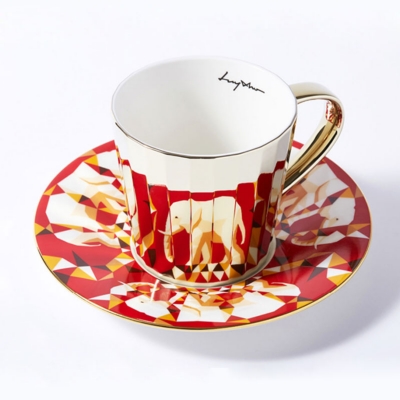 Luycho ◆ 動物圖案鏡面倒影杯-大象 Luycho ◆ 動物圖案鏡面倒影杯-大象