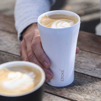 STTOKE ◆ 精品陶瓷隨行杯-天使白 12oz(360ml) STTOKE ◆ 精品陶瓷隨行杯-天使白 12oz(360ml)