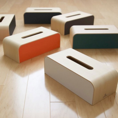 yamato japan ◆ 純手工木製北歐風color box面紙盒 (6色)
