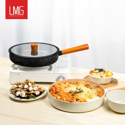台灣 LMG ◆ 日式雪藏平底鍋-2色
