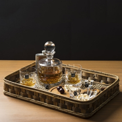 【Rogaska】MAISON 紳品邁森-酒壼+威士忌杯2入 【Rogaska】MAISON 紳品邁森-酒壼+威士忌杯2入