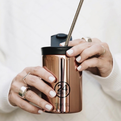 24Bottles ◆ 保溫隨行杯 350ml - 玫瑰金