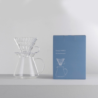 日本 HARIO ◆ SIMPLY V60清透玻璃手沖組 日本 HARIO ◆ SIMPLY V60清透玻璃手沖組