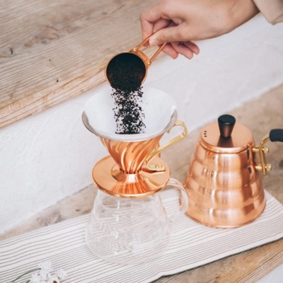 日本 HARIO ◆ V60銅製濾杯 日本 HARIO ◆ V60銅製濾杯