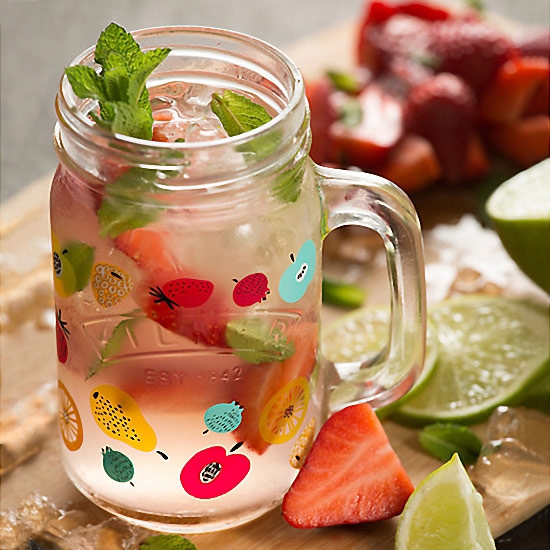 KILNER ◆ 繽紛握把玻璃杯