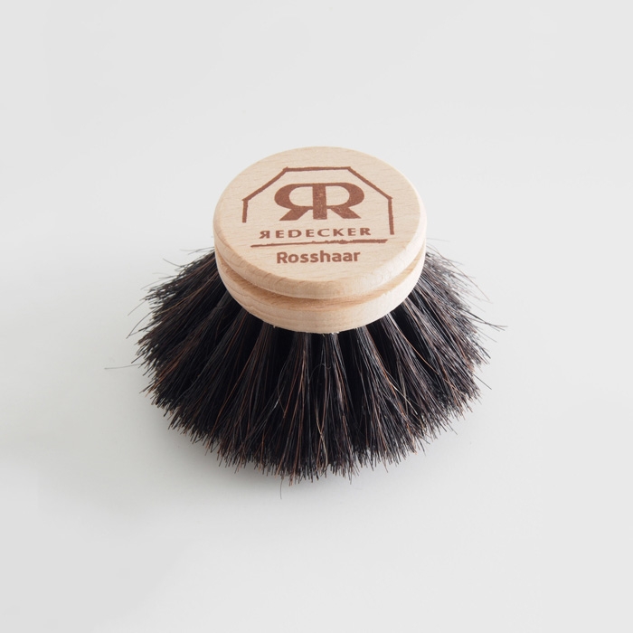 Redecker ◆ 長柄鍋刷補充刷頭-馬毛