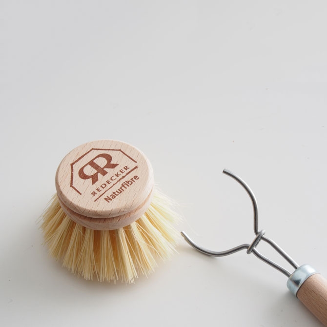 Redecker ◆ 長柄鍋刷補充刷頭-植物纖維