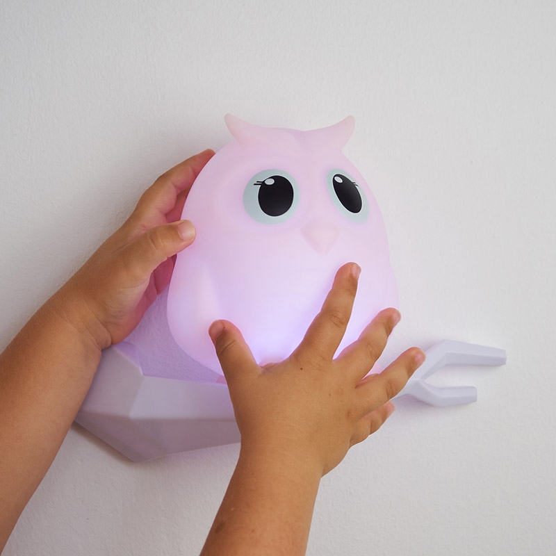 flow ◆ 輕拍感應LED夜燈/貓頭鷹