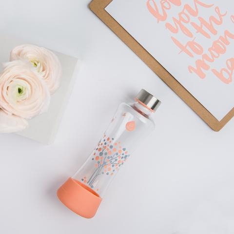 EQUA ◆ 耐熱曲線玻璃瓶550ml-春天氣息