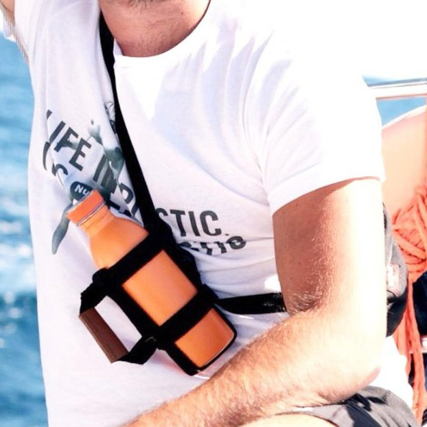 24Bottles ◆ 手工水瓶扣帶/黑色