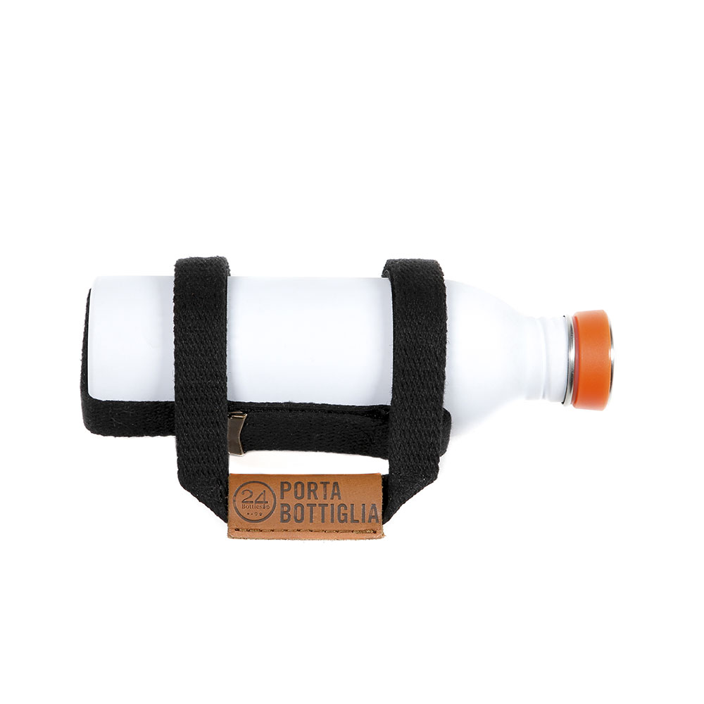 24Bottles ◆ 手工水瓶扣帶/黑色