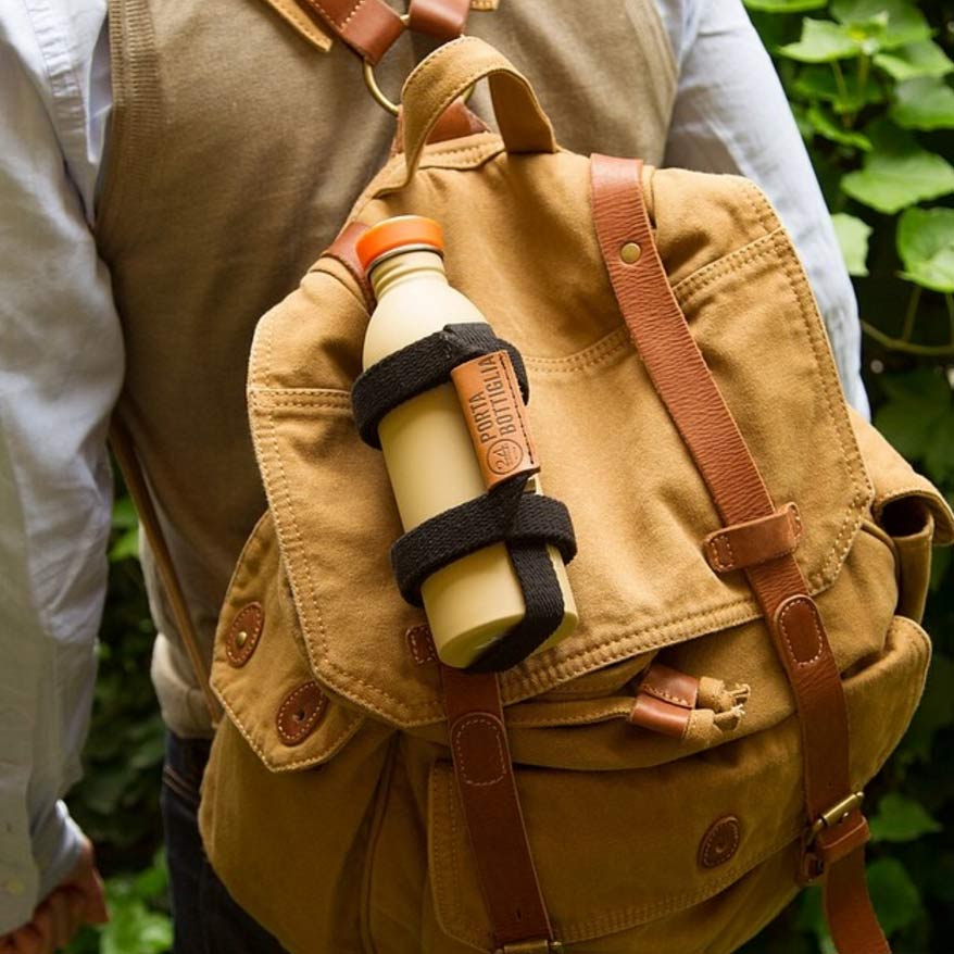 24Bottles ◆ 手工水瓶扣帶/黑色