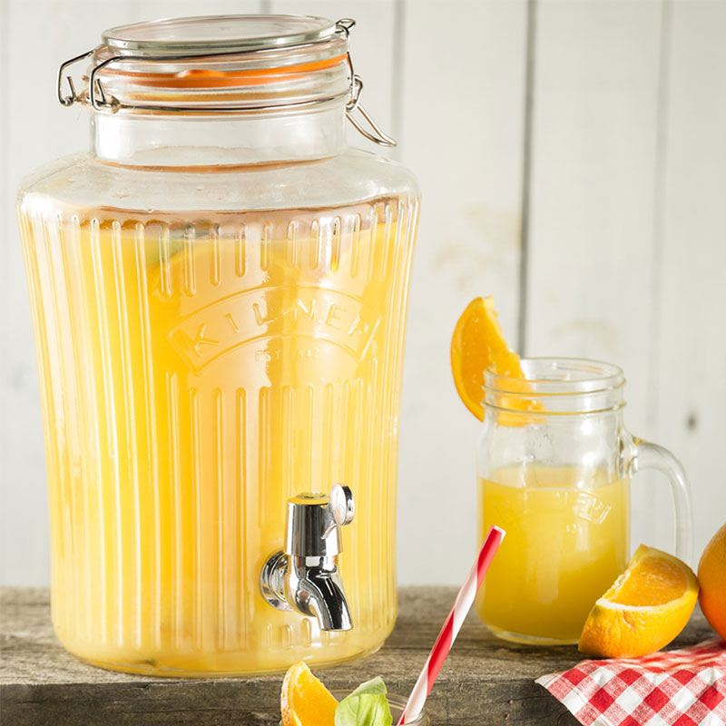 KILNER ◆ 8L 復古玻璃飲水器/玻璃飲料桶