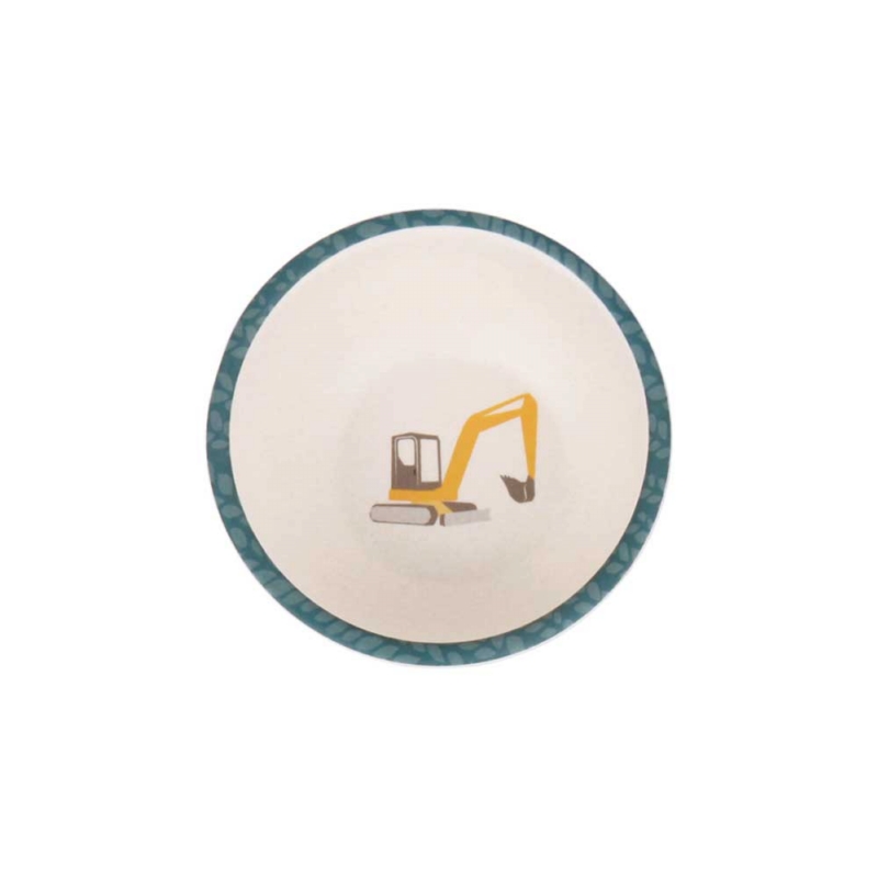 Love Mae ◆ 汽車寶寶學習組(附吸盤)- 無毒環保竹製兒童餐具