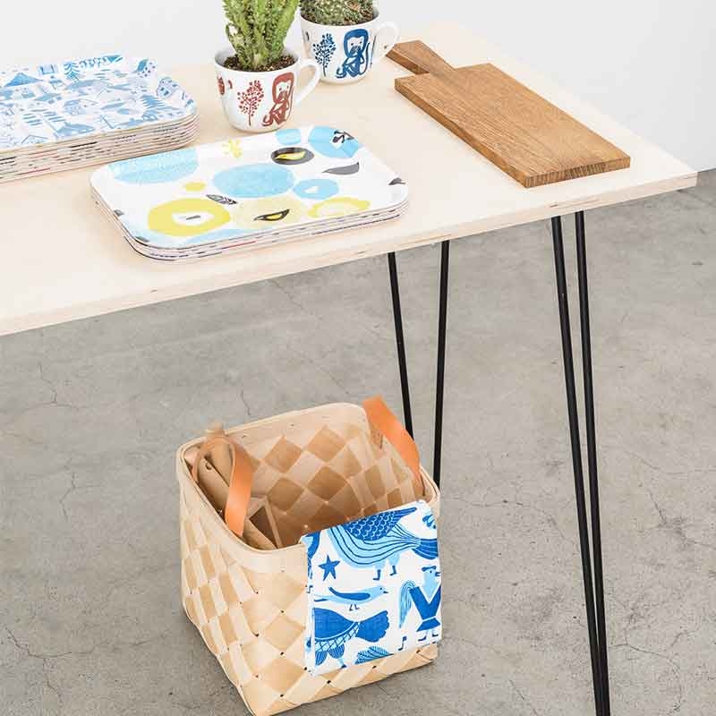 Kauniste ◆ 樺木托盤 - 綠色夏日森林