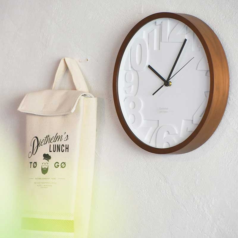 Zeller Life ◆ 潔白層次靜音掛鐘