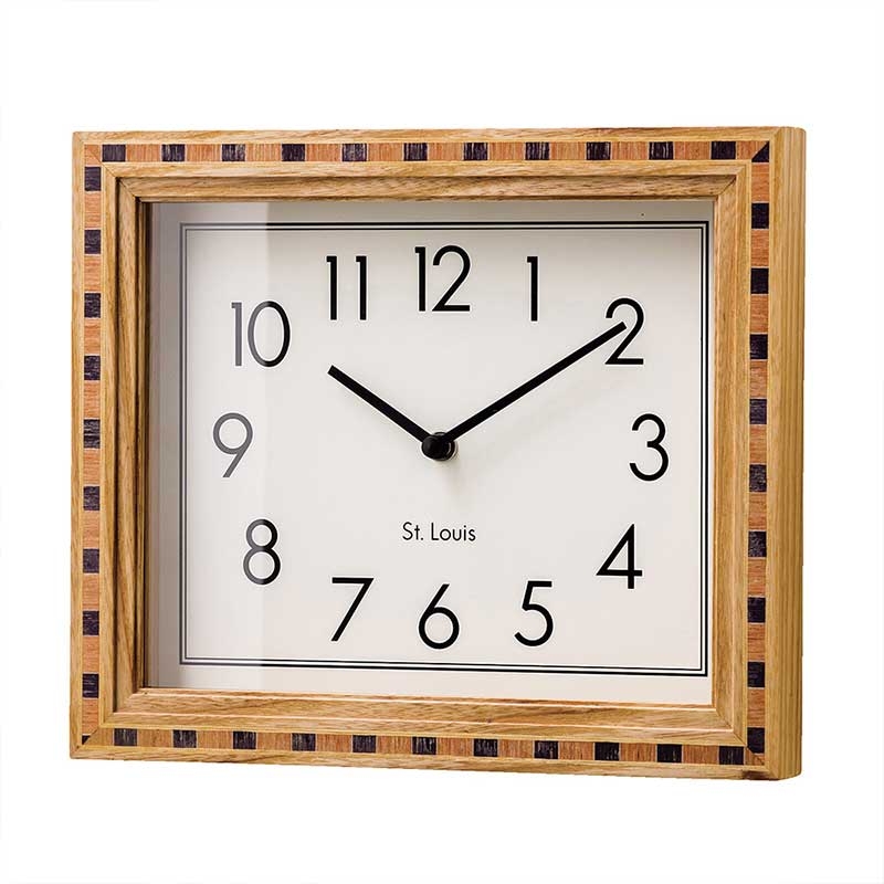 Zeller Life ◆ 實木拼花靜音掛鐘