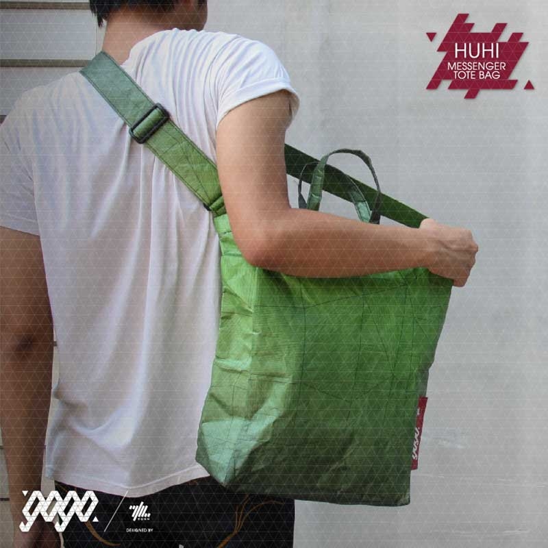 ZONN◆HUHI側背托特包 (綠境北山谷綠)